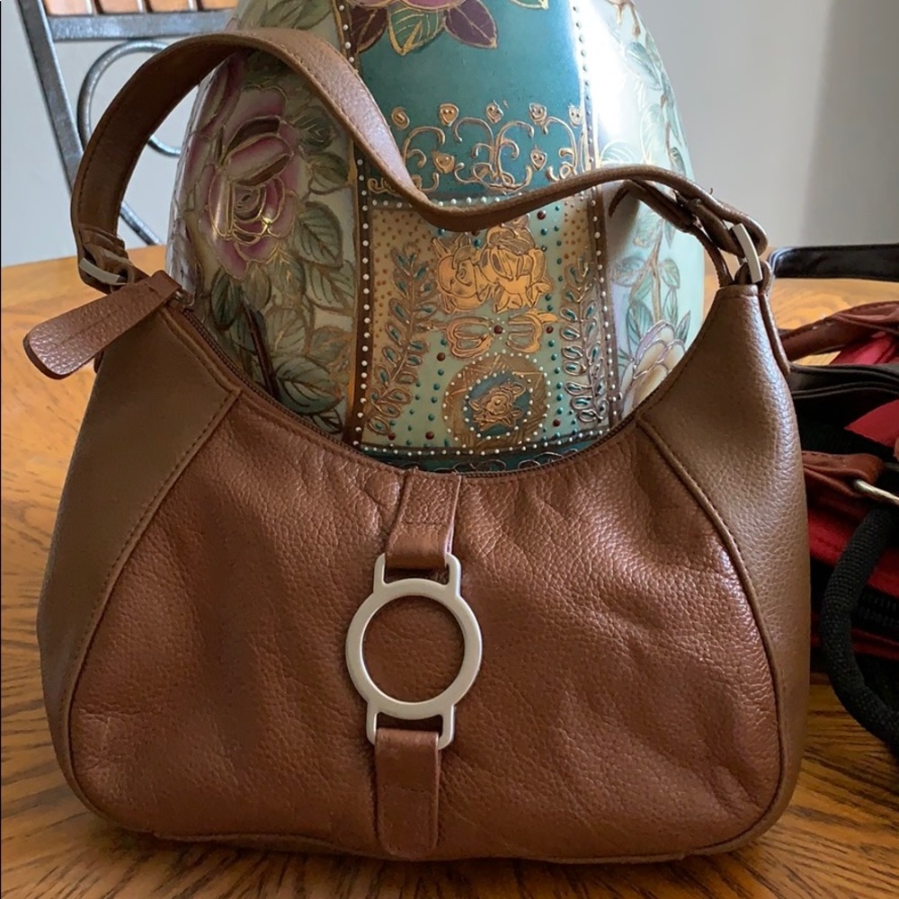 Ladies purse Mossio brown leather